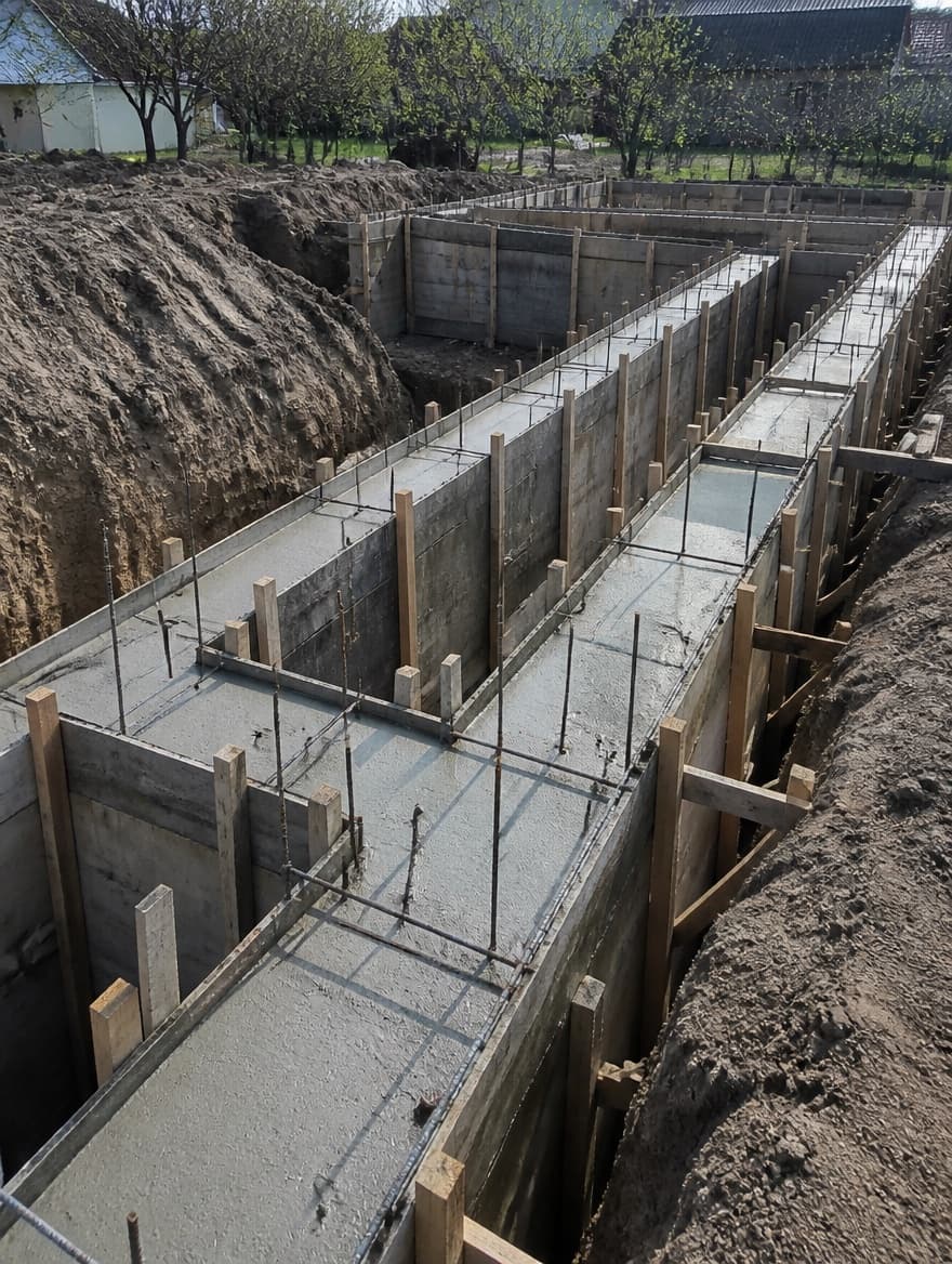 Excavare și fundație — vizualizare Mark Mir Construct